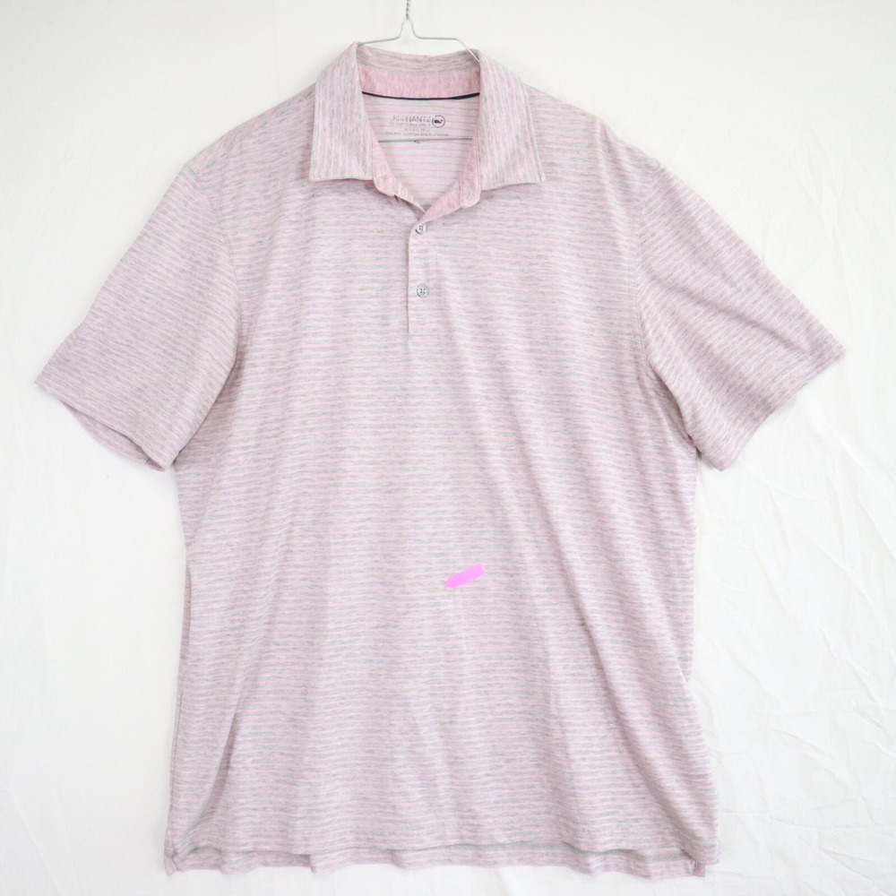 Jim Nantz by Vineyard Vines Polo Shirt Mens XL Golf Casual Striped Short Sleeve